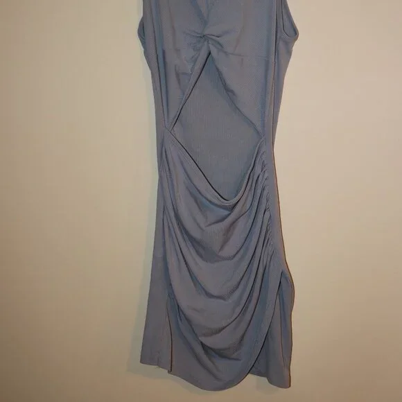 BABY BLUE CUT OUT DRESS - Picture 6 of 6